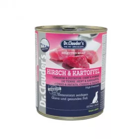   Dr.Clauders Dog Selected Meat Szarvasos és burgonyás konzerv 800g
