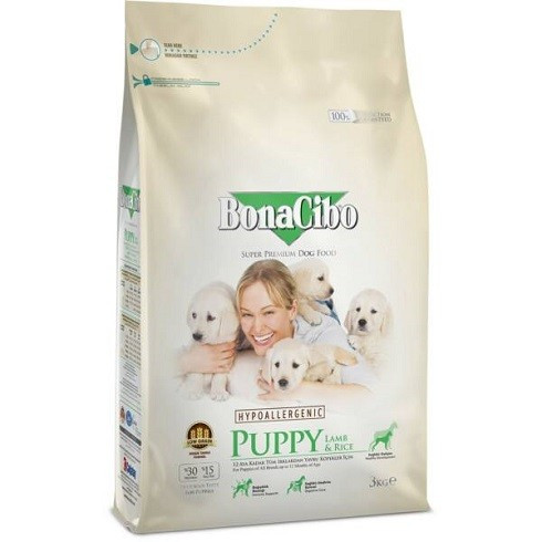 Bonacibo Puppy (Bárány, Szardella és Rizs) 3kg