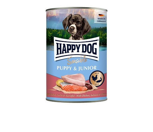 Happy Dog Sensible Puppy Junior Lazac 400g