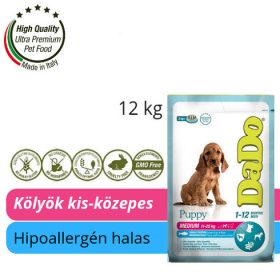   DaDo Hipoallergén halas közepestestű kölyök kutyatáp 12kg