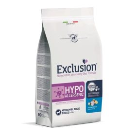   Exclusion Hypoallergenic Fish & Potato Medium/Large kutyatáp 12 kg ingyenes szállítás