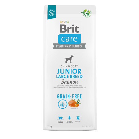 Brit Care Dog Grain-free Salmon Junior Large Breed 12kg