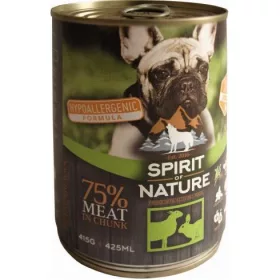   Spirit of Nature Dog konzerv Bárányhússal és nyúlhússal 415gr