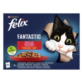   Felix Fantastic Multipack Házias Válogatás Aszpikban 12x85g