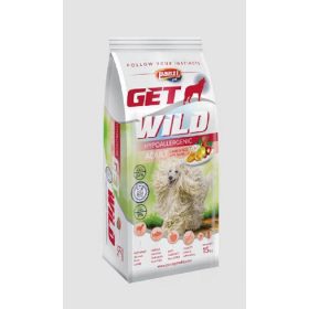   Panzi GetWild Hypoallergenic Lamb,rice Adult (bárány,rizs) száraztáp - Táplálék intoleranciás felnőtt kutyák részére 15kg