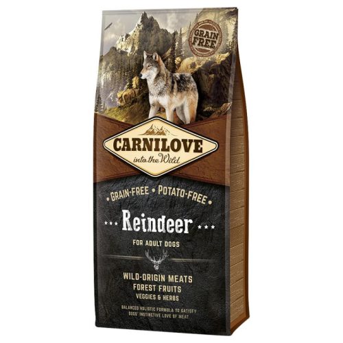 CarniLove Adult Reindeer- Rénszarvas Hússal 12kg 