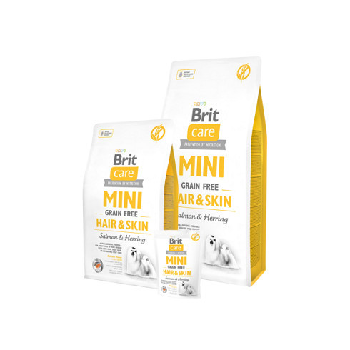 Brit Care Mini Grain Free Hair Skin Salmon Herring 2kg