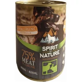   Spirit of Nature Dog konzerv Bárányhússal és nyúlhússal 800gr