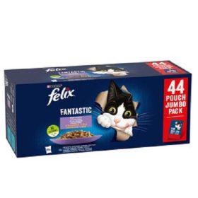   FELIX FANTASTIC Házias válogatás nedves macskaeledel 44x85g