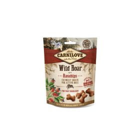   Carnilove Dog Crunchy Snack Wild Boar & Rosehips- Vaddisznó Hússal és Csipkebogyóval 200g