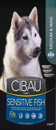 CIBAU Sensitive Fish Medium & Maxi 12+2kg  
