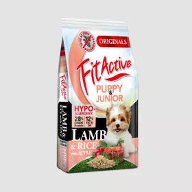   FitActive Wheatfree 12+1.2kg Puppy&Junior Hypoallergenic LAMB