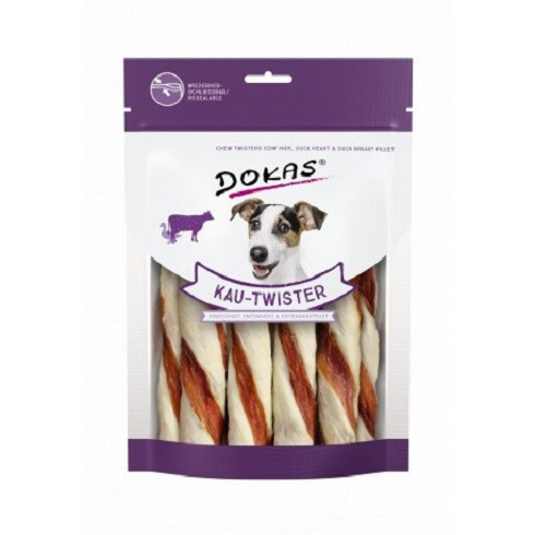 Dokas kacsahúsos rágó-twister 200g
