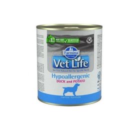   Vet Life Natural Diet Dog Konzerv Hypoallergenic Duck&Potato 300g