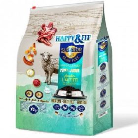   Happy&Fit Superior Hipoallergén GF Puppy&Junior Friss bárány, édesburgonyával 