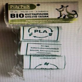 Kukoricakeményítő alapú kutyakakis csomag 4*20db