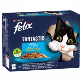 Felix Fantastic Multipack Halas Válogatás Aszpikban 12x85g