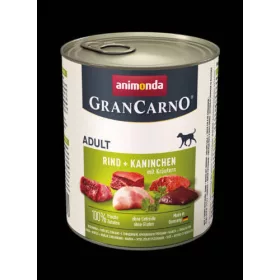 Animonda GranCarno Adult nyúl,gyógynövény konzerv 800g