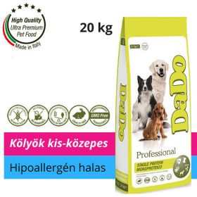   DaDo Hipoallergén halas közepestestű kölyök kutyatáp 20kg
