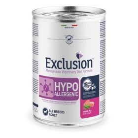   Exclusion Hypoallergenic Pork & Pea All Breeds 400g hipoallergén kutyakonzerv
