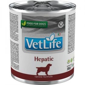   Vet Life Natural Diet Dog konzerv Hepatic 300g szav.idő:2025.11hó
