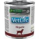 Vet Life Natural Diet Dog konzerv Hepatic 300g szav.idő:2025.11hó