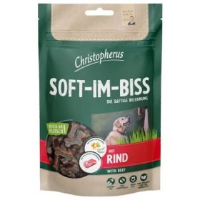   Christopherus Dog Jutalomfalat Grain Free Soft-Im-Biss Marha 125g