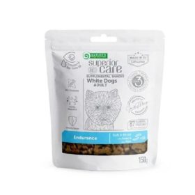   Natures Protection SC White Dog GF Adult Endurance Insects&rice snack 150g szav.idő:2025.11