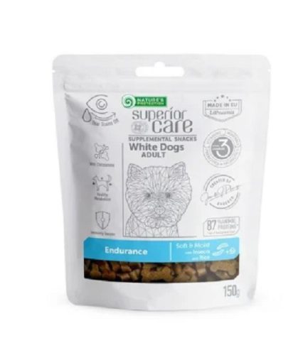Natures Protection SC White Dog GF Adult Endurance Insects&rice snack 150g szav.idő:2025.11