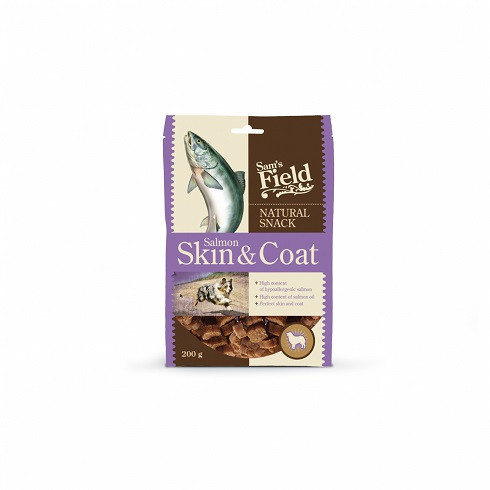 Sams field snack félnedves Salmon Skin Coat 200g