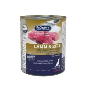   Dr.Clauders Dog Selected Meat Bárányos és rizses konzerv 800g