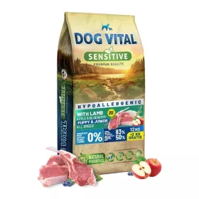   Dog Vital Hipoallergén Puppy&Junior All breed Lamb,apple&blueberry 12+2kg grátisz