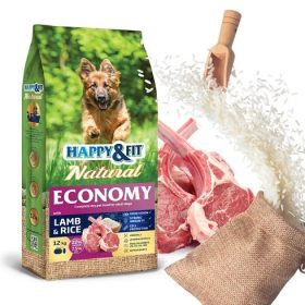 Happy Fit Natural Economy Adult with Lamb and Rice 12kg
