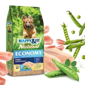   Happy Fit Natural Economy Adult with Fish and Vegetables 12kg
