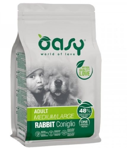 Oasy Dog OAP Adult Medium-Large Rabbit 12kg 