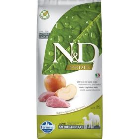 N&D Dog Prime vaddisznó alma adult medium maxi 12kg