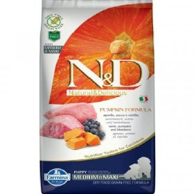  N&D Dog Grain Free bárány áfonya sütőtökkel puppy medium maxi 12kg