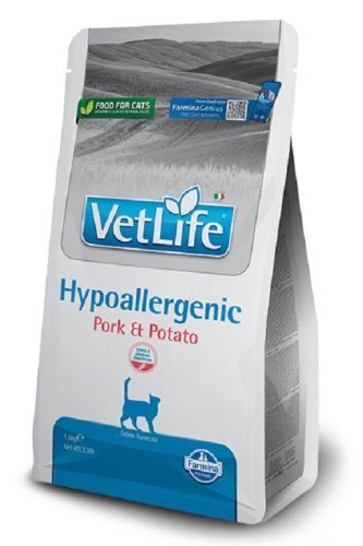 Vet Life Natural Diet Cat Hypoallergenic Pork Potato 400g