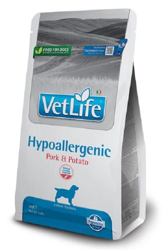 Vet Life Natural Diet Dog Hypoallergenic Pork Potato 2kg