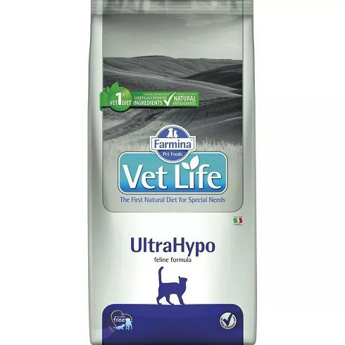 Vet Life Natural Diet Cat Ultrahypo 10Kg