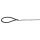Trixie Póráz Láncos nylon fogóval 1m/3mm fekete