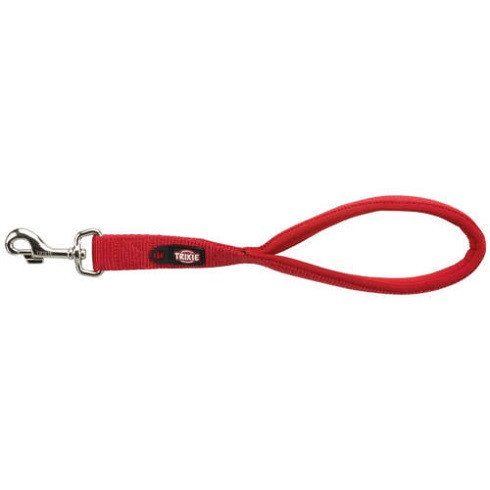 Trixie Póráz ÚJ Prémium Rövid M–XL: 37 cm/25 mm, Piros