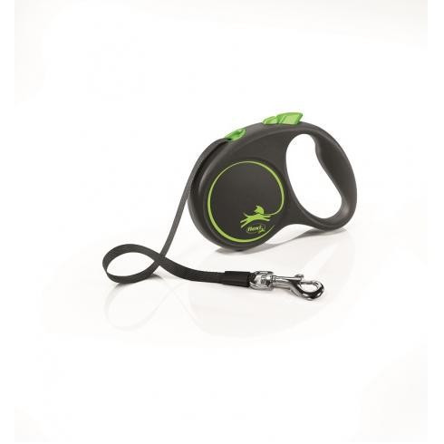 Flexi Black Design M Szalag 5m 25kg-ig Zöld